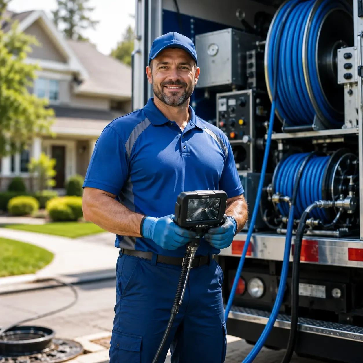 Local outdoor drain cleaning specialists in Neffs, PA